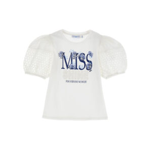 Miss lace girl t-shirt with applications 1