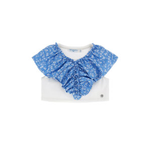 Miss lace girl stretch short top