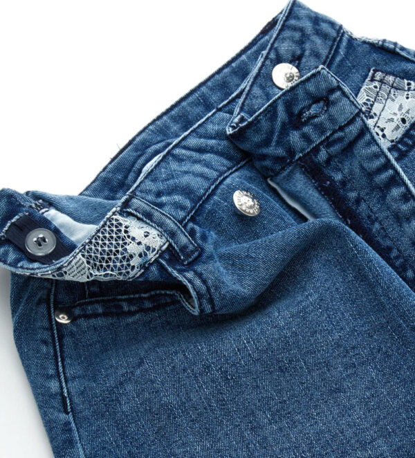 Miss lace girl denim mini skirt – Image 3