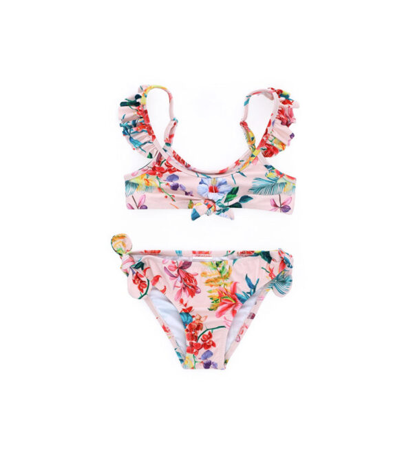 Beachwear girl beach set with knot