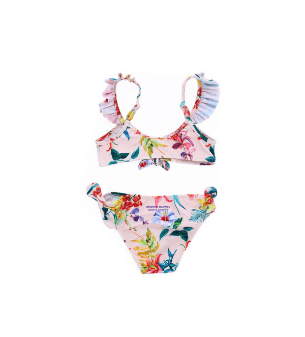 Beachwear girl beach set with knot – Image 3