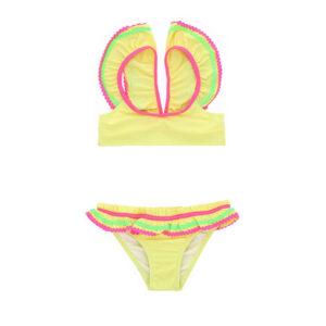 Beachwear girl beach set with volant