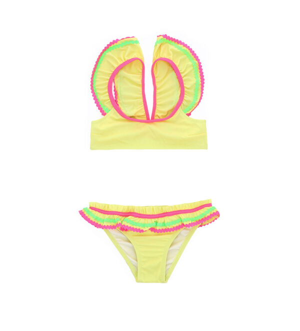 Beachwear girl beach set with volant
