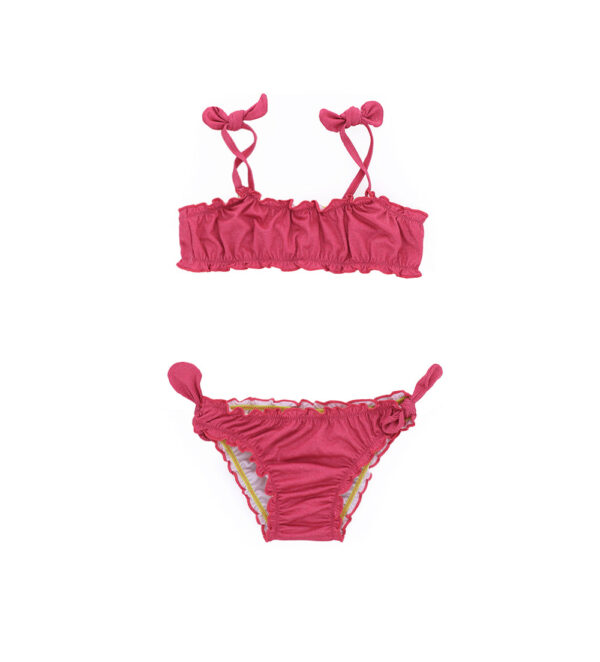 Beachwear girl glitter effect beach set – Image 4