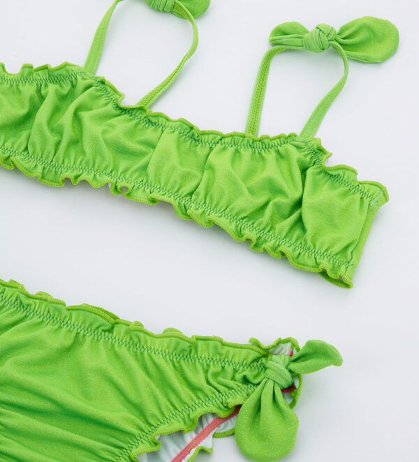 Beachwear girl glitter effect beach set – Image 8