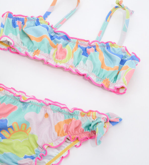 Beachwear girl ribbed beach set – Image 2