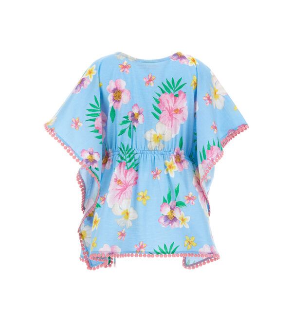 Beachwear girl dress cover with fringes – Image 4