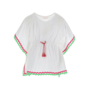 Beachwear girl swimsuit cover with tassels