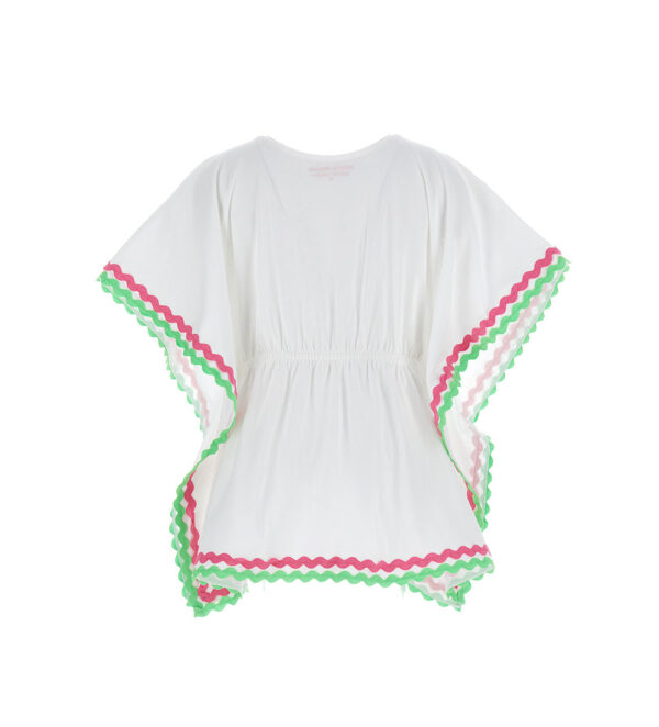 Beachwear girl swimsuit cover with tassels – Image 3