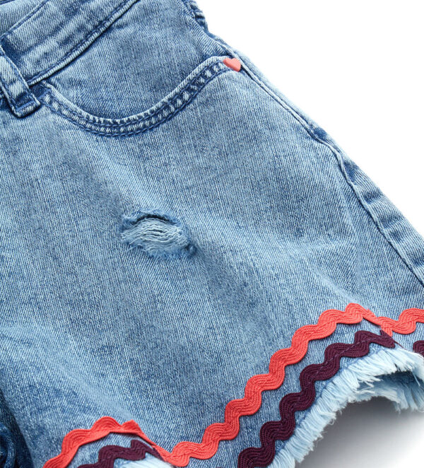 Ibiza's market girl denim shorts – Image 4