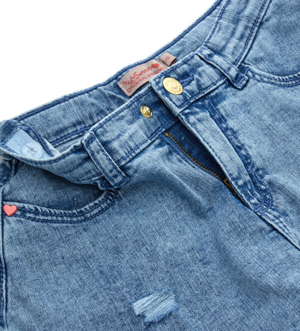 Ibiza's market girl denim shorts – Image 3
