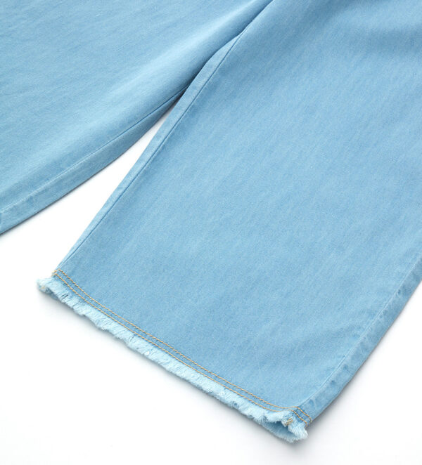 Ibiza's market girl light denim trousers – Image 4