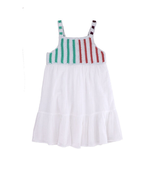 Ibiza's market girl dress with braces