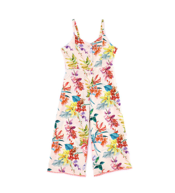 Ibiza's market girl cotton overalls