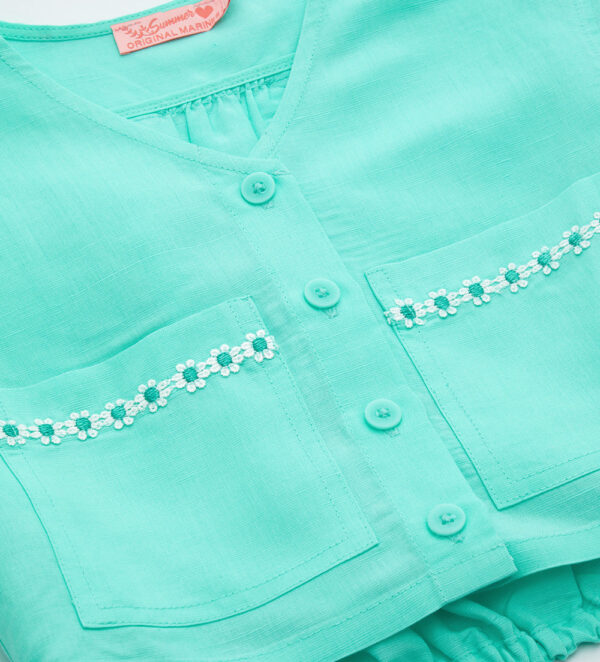 Ibiza's market girl shirt and shorts set – Image 5