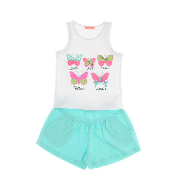 Ibiza's market girl set tops and shorts