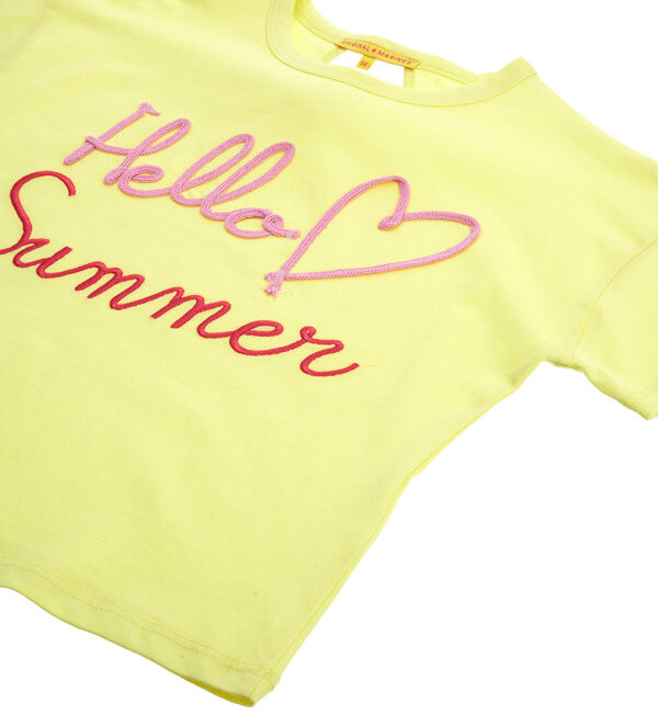 Tropical pastel girl drop opening t-shirt – Image 3