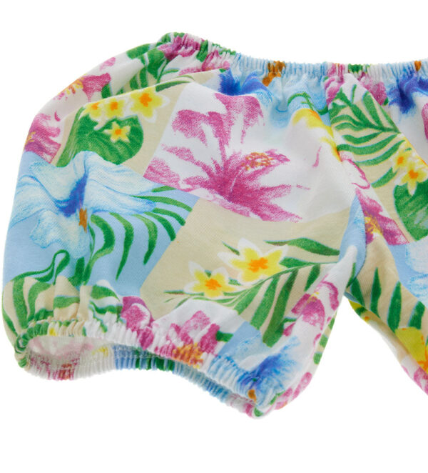Tropical pastel girl top with sequins – Image 7