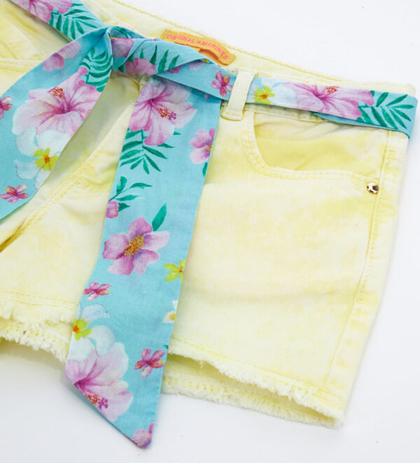 Tropical pastel girl shorts 5 pockets 1 – Image 9