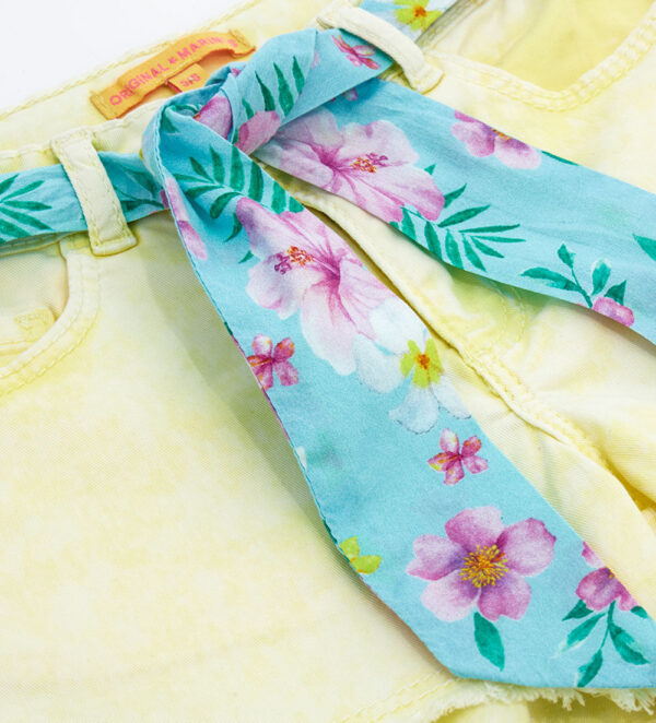 Tropical pastel girl shorts 5 pockets 1 – Image 8