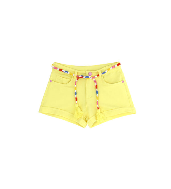 Tropical pastel girl shorts 5 pockets 2