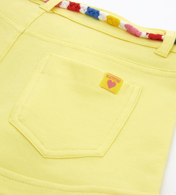 Tropical pastel girl shorts 5 pockets 2 – Image 4