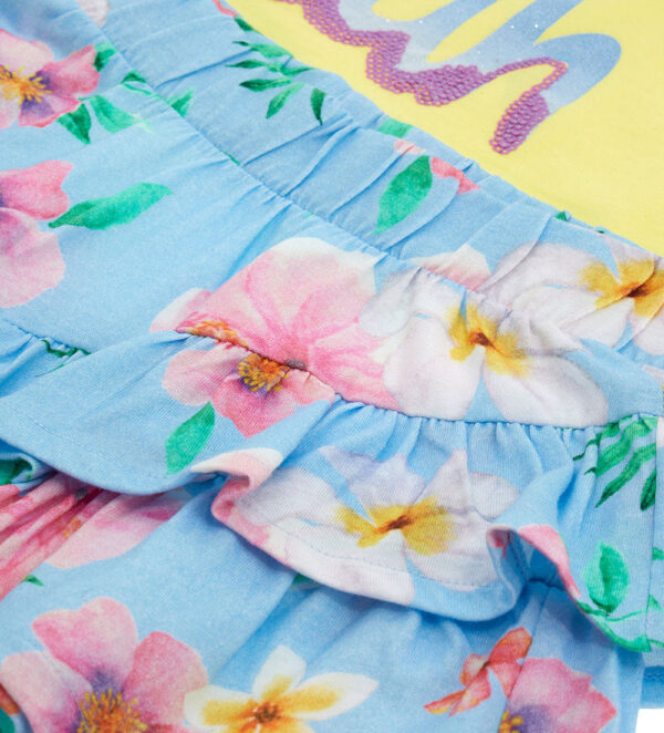 Tropical pastel girl set tops and shorts 1 – Image 4