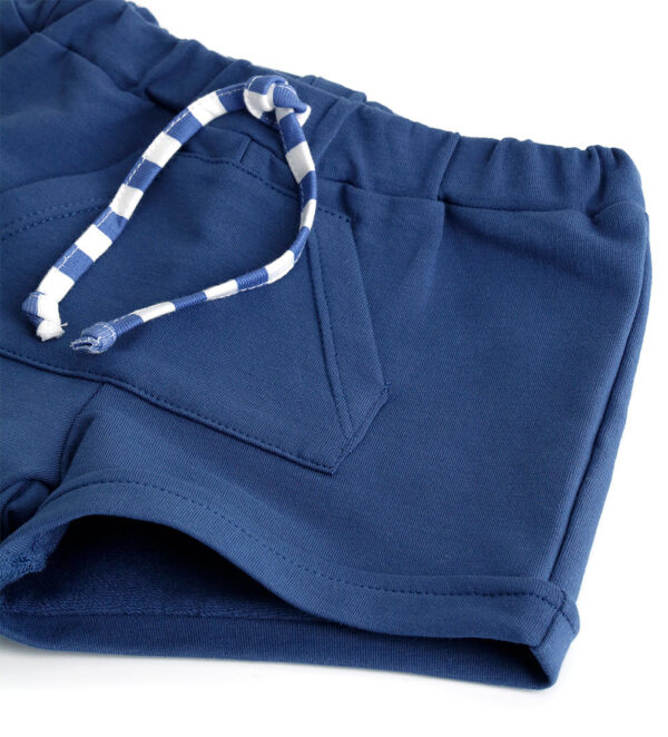 Deep blues new born boy t-shirts and shorts sets 4 – Image 3