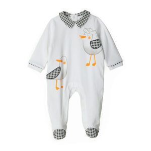 Blacky blaze new born boy romper with applications