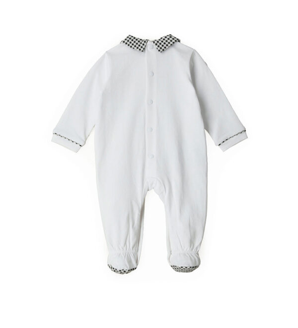 Blacky blaze new born boy romper with applications – Image 5