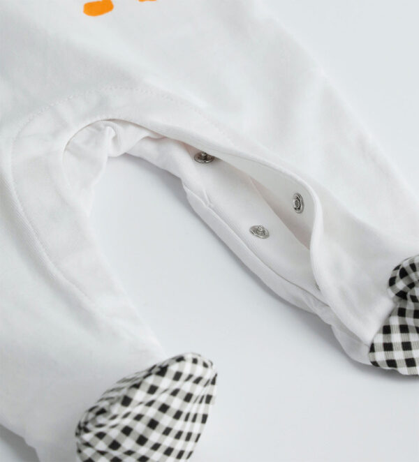 Blacky blaze new born boy romper with applications – Image 4