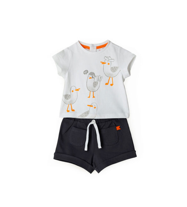Blacky blaze new born boy t-shirts and shorts sets 2
