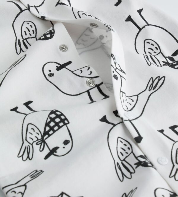 Blacky blaze new born boy romper with prints – Image 4