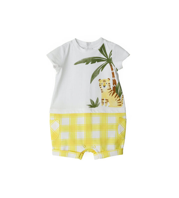 Sunny wild new born boy fake broken playsuit 2