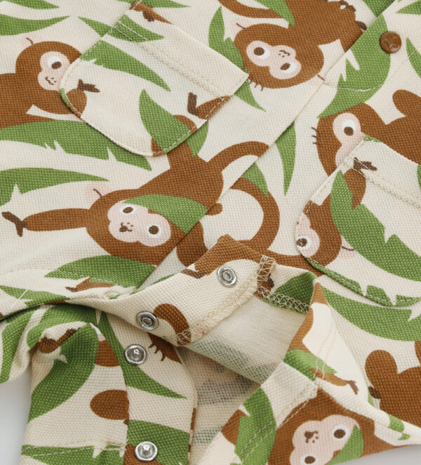 Sunny wild new born boy t-shirt and overalls set – Image 6