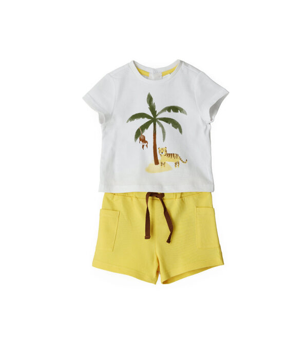 Sunny wild new born boy t-shirts and shorts sets 24