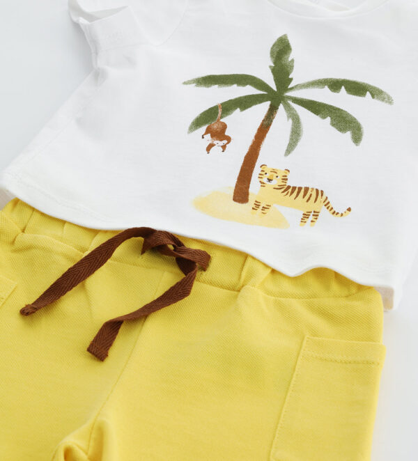 Sunny wild new born boy t-shirts and shorts sets 24 – Image 2