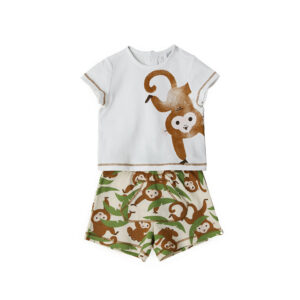 Sunny wild new born boy t-shirts and shorts sets 14