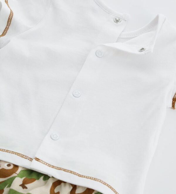 Sunny wild new born boy t-shirts and shorts sets 14 – Image 3