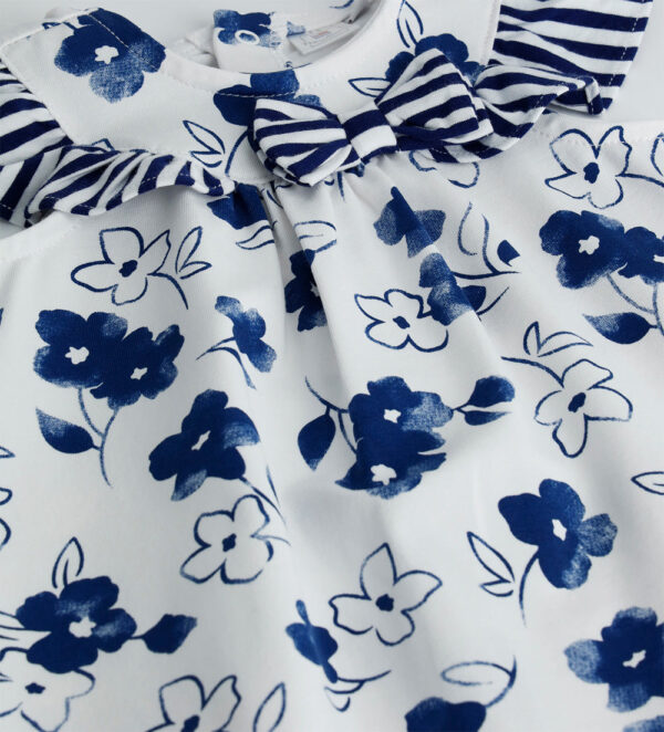 Deep blues new born girl fantasy romper – Image 2