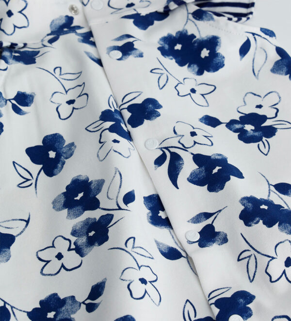Deep blues new born girl fantasy romper – Image 3