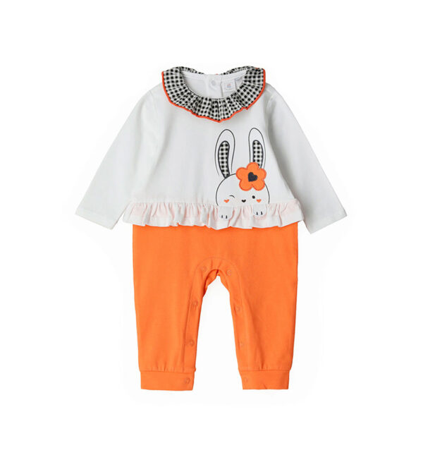 Blacky blaze new born girl romper with embroidery 1