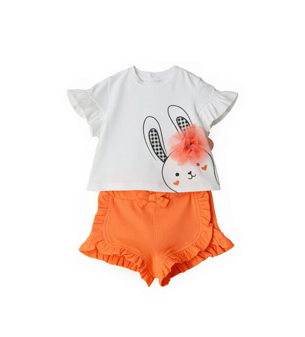 Blacky blaze new born girl t-shirts and shorts sets 3