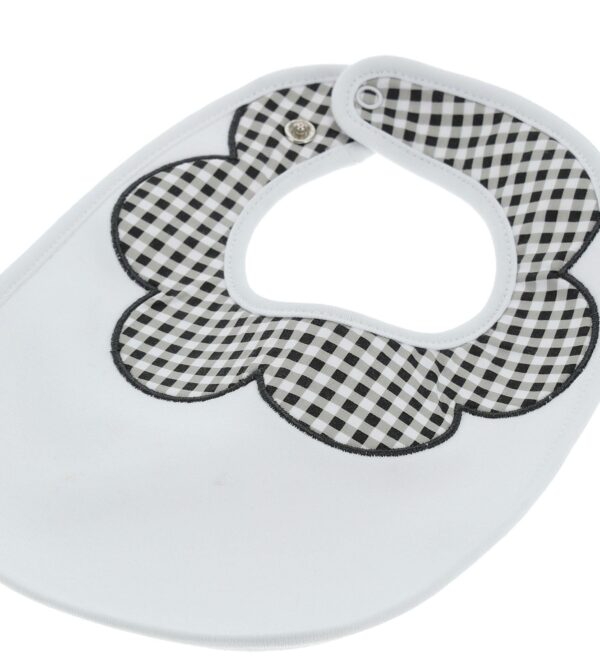 Blacky blaze new born girl cotton bib – Image 2