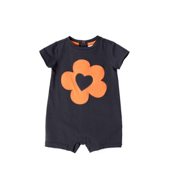 Blacky blaze new born girl romper with print