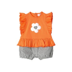 Blacky blaze new born girl romper with embroidery 2