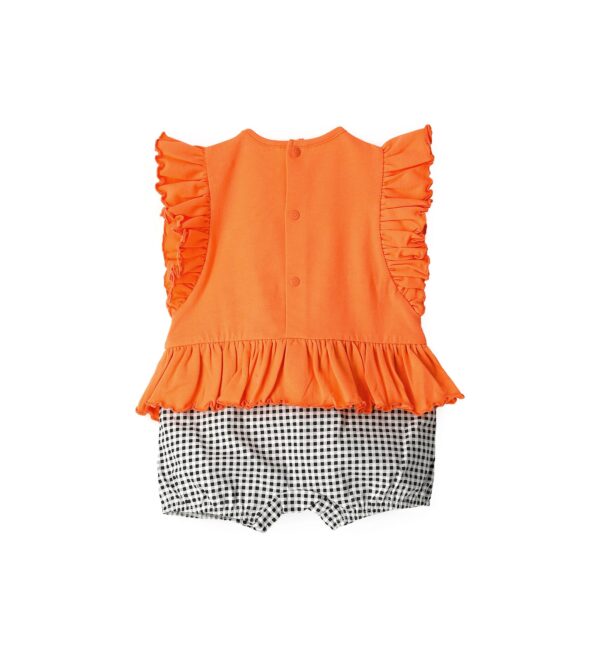 Blacky blaze new born girl romper with embroidery 2 – Image 5