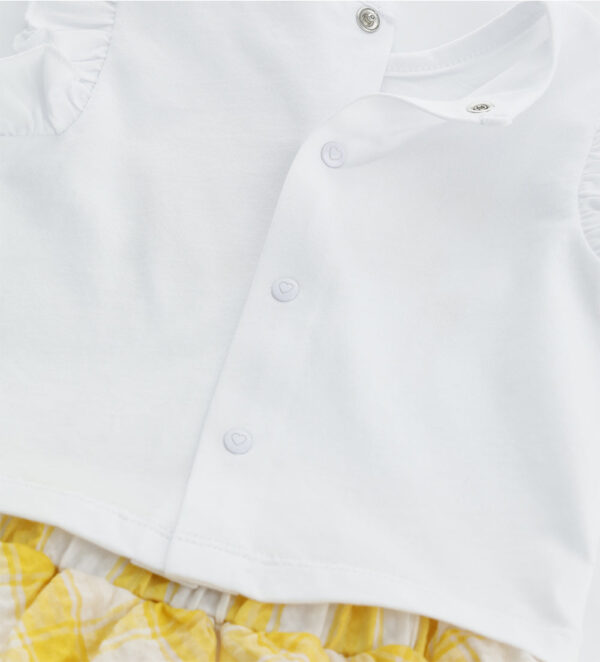 Sunny wild new born girl t-shirt and skirt set – Image 4