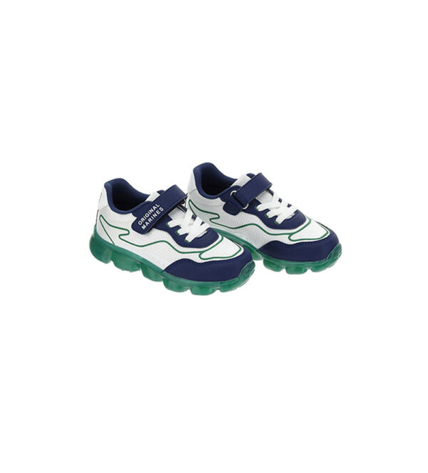 Basico spring baby boy shoe with lights