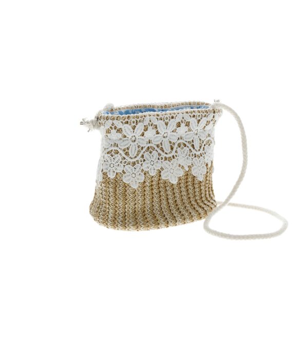 Basico spring girl straw effect bag – Image 4